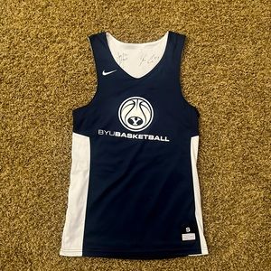 AUTOGRAPHED Nike BYU Basketball Jersey